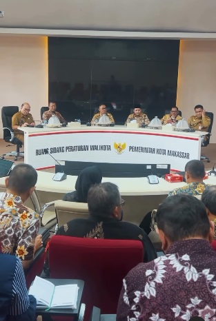 Pj Sekda Bersama Plt Kadis Kominfo Makassar Terima Kunjungan Pemkab Pasuruan