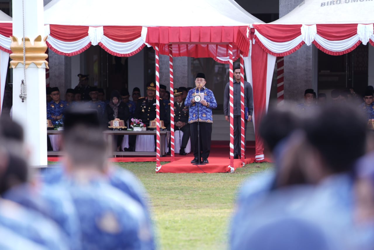 HUT ke-54 KORPRI, Wagub Sulbar Ajak ASN Tingkatkan Profesionalisme 