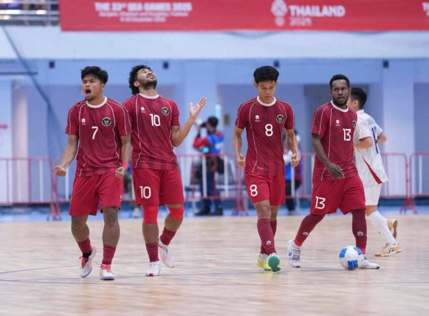 Timnas Futsal Putra Indonesia Cetak Sejarah dengan Merebut Emas Sea Games Thailand