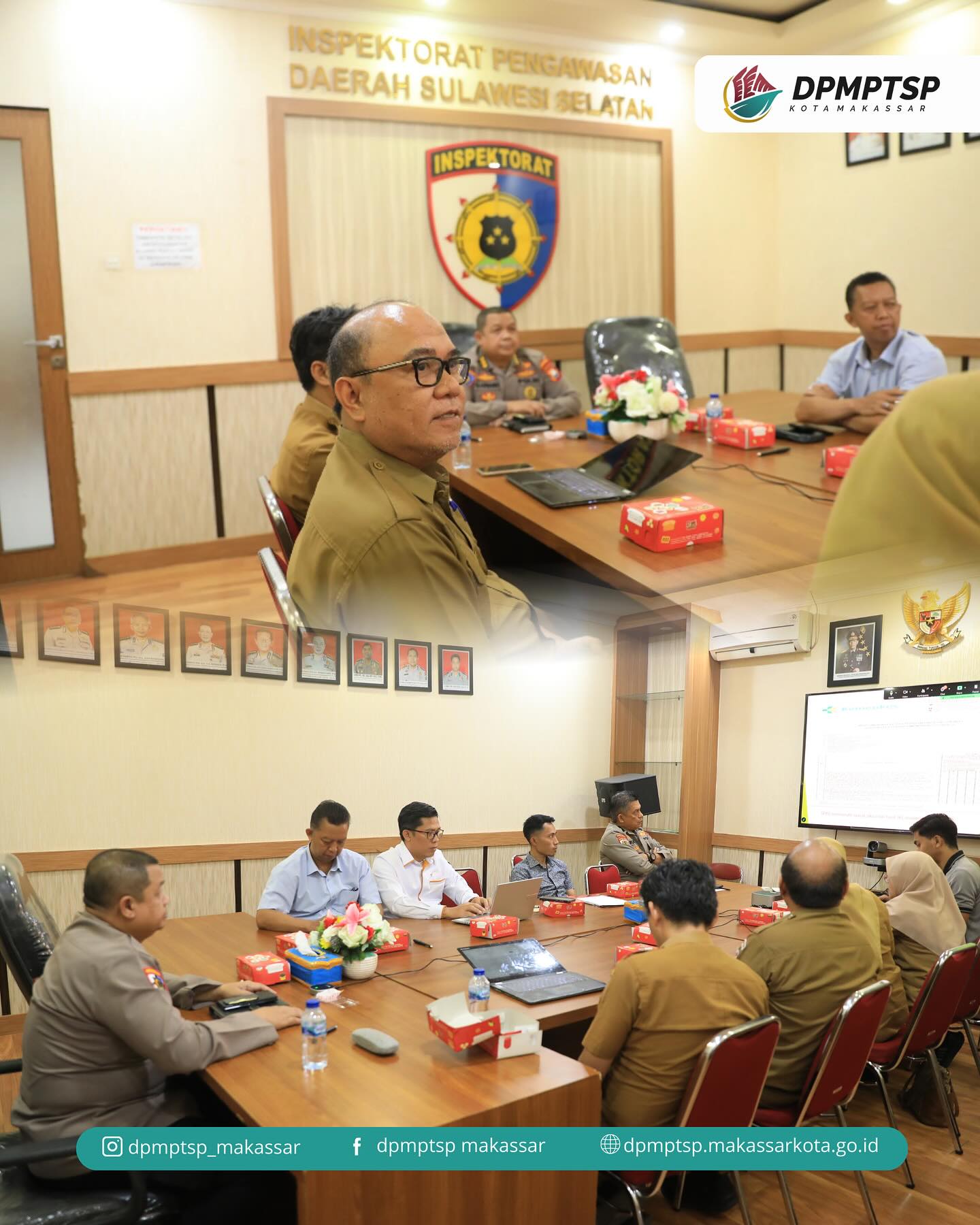 Kepala DPMPTSP Makassar Jadi Pemateri pada Arahan SPPG Polda Sulsel