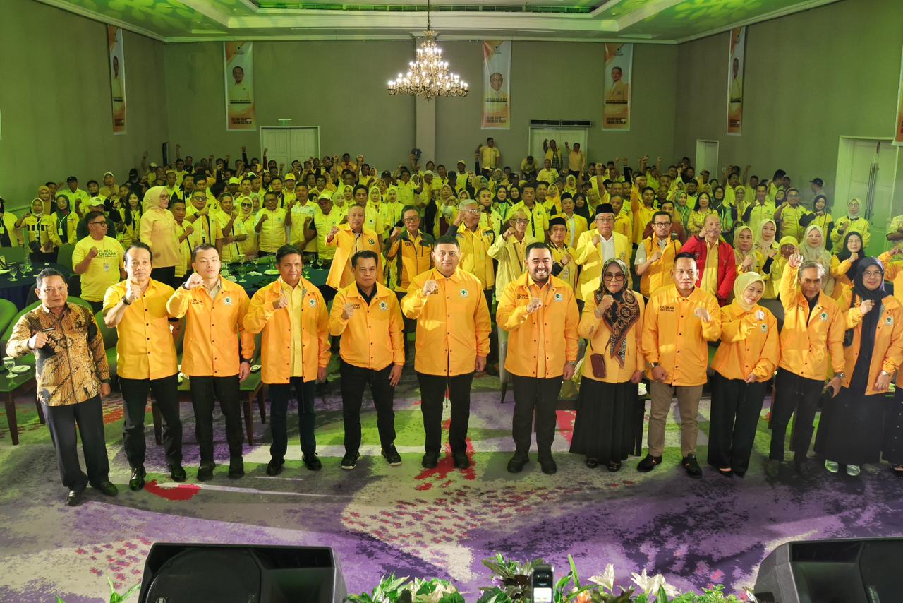 Hadiri Pendidikan Politik dan Bimtek Golkar Makassar, Munafri Tekankan Adaptif Terhadap Perkembangan Zaman