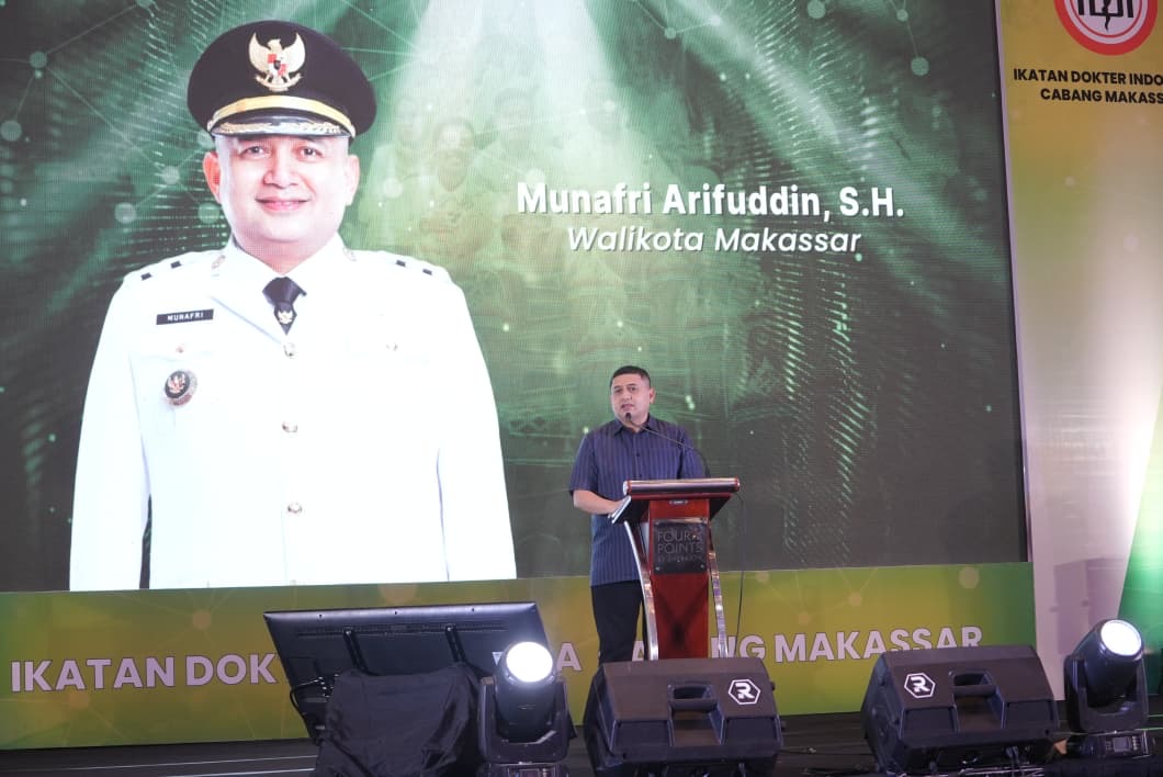 Pejuang Kesehatan, Wali Kota Makassar Sampaikan Terima Kasih Kepada Para Dokter Pada Puncak HBDI ke-75