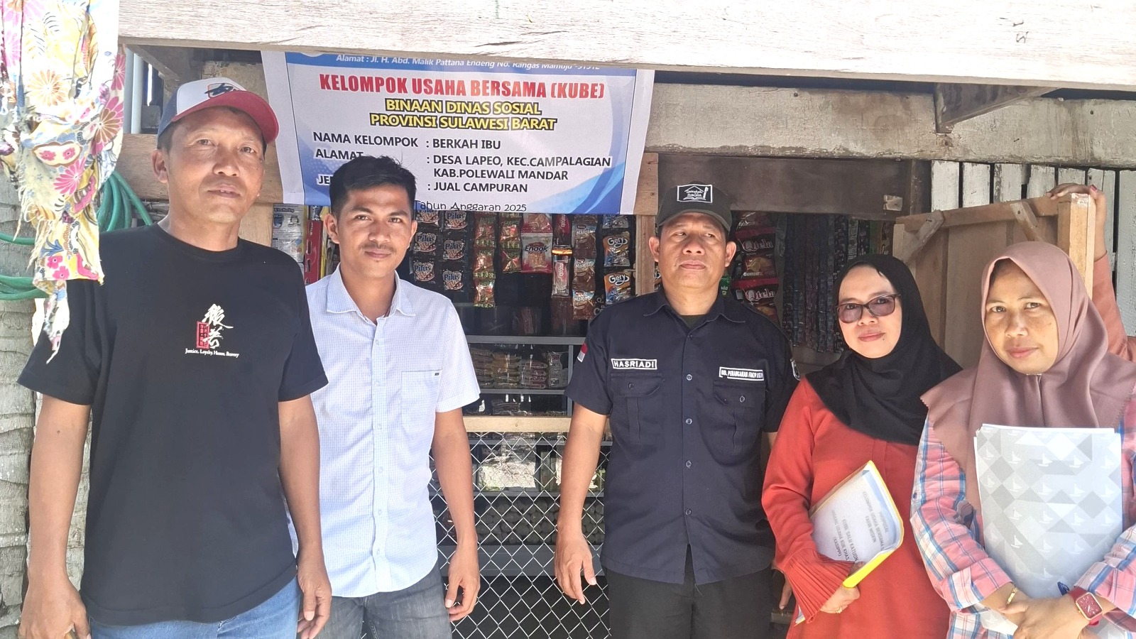 KUBE Dorong Ekonomi Warga, Dinsos Sulbar Lakukan Monev Lapangan di Polman