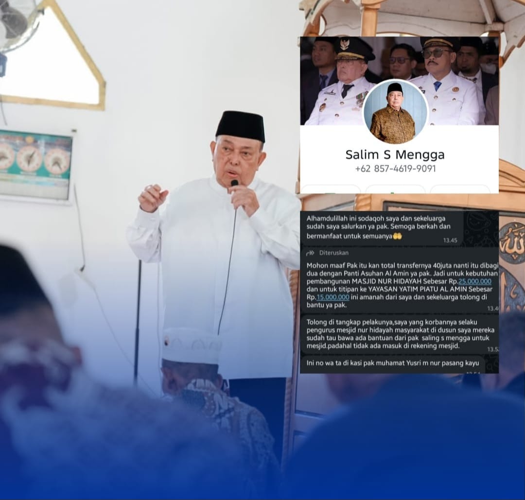 Modus Penipuan: Pelaku Palsukan Transfer, Catut Nama Wagub Sulbar untuk Tipu Pengurus Masjid