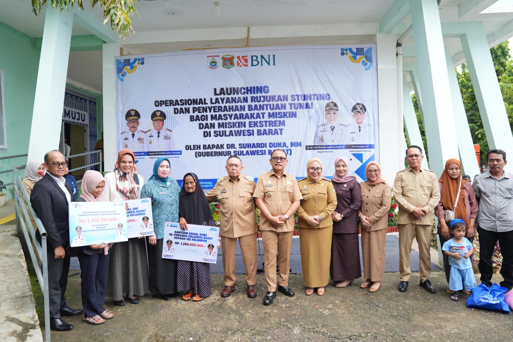 Gubernur Suhardi Duka Launching Pelayanan Rujukan Stunting Terpadu di RSUD Mamuju