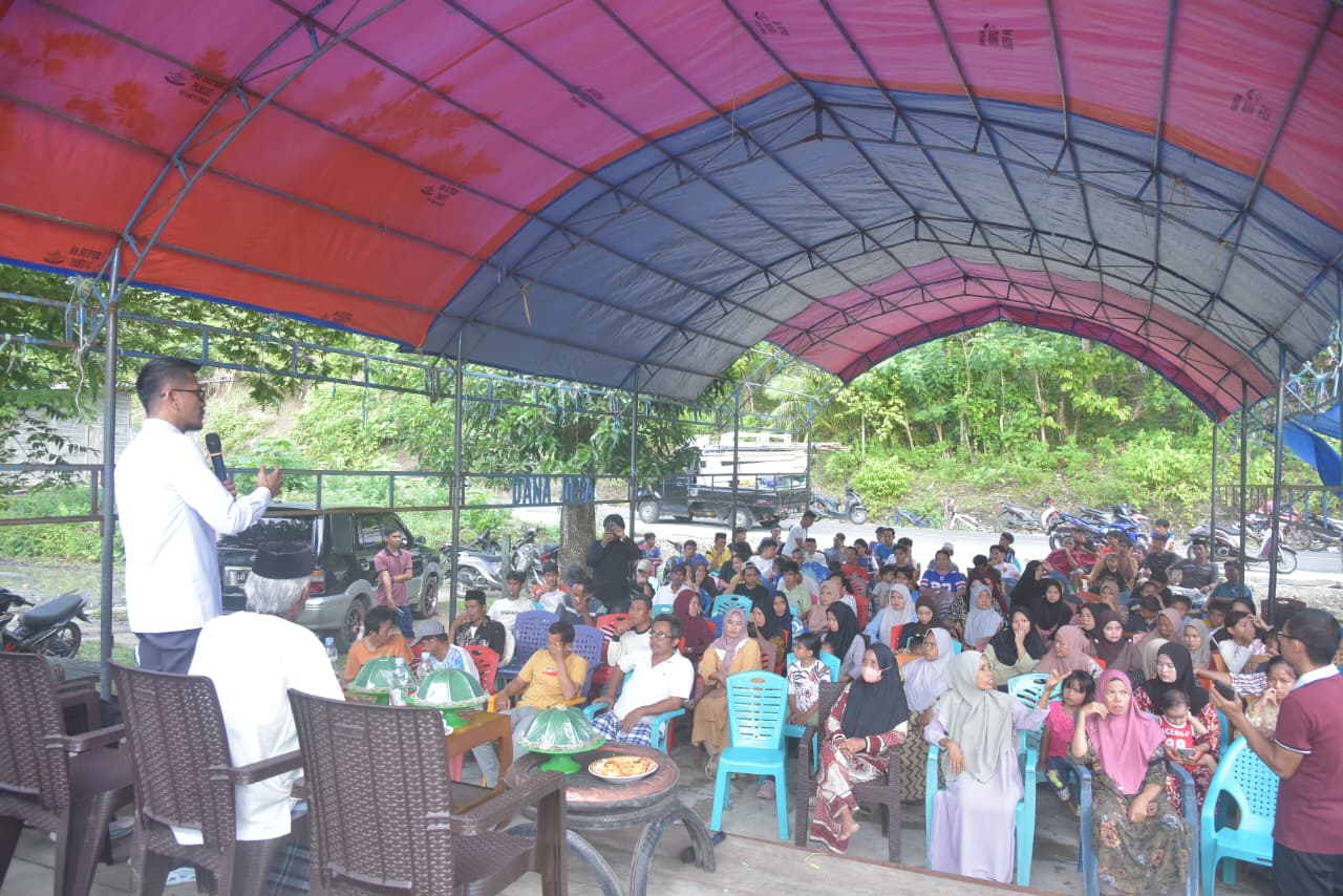 Hearing Dialog di Desa Labuang Rano, Munandar Wijaya Dengarkan Masukan dan keluhan Masyarakat serta pererat silaturahmi