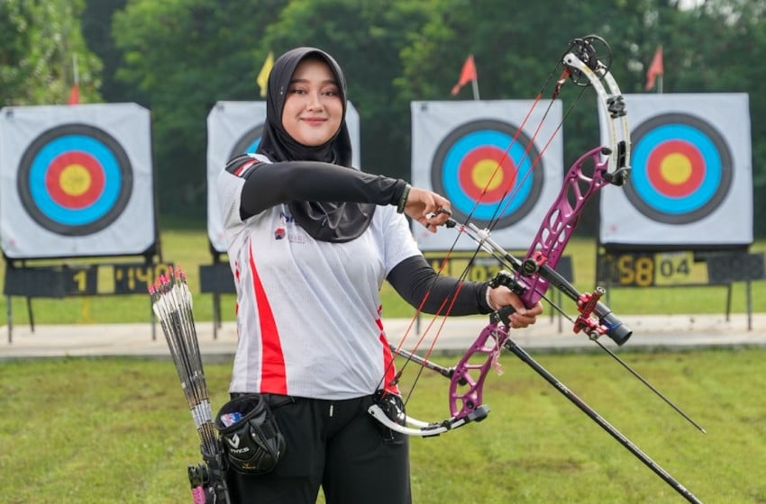 Menang Dramatis atas Atlet Panahan Singapura,  Nurisa Dian Persembahkan Emas ke-77 bagi Indonesia di SEA Games 