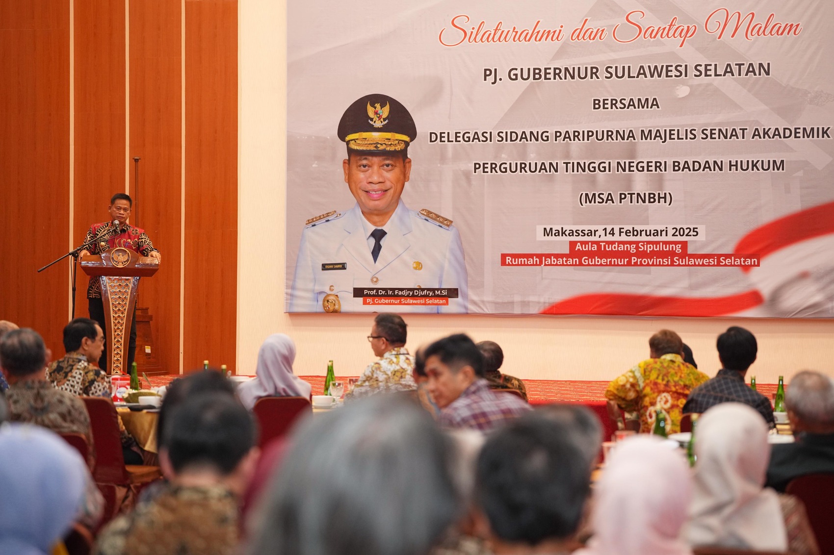 Silaturahmi Bersama MSA PTNBH se-Indonesia, Prof Fadjry Djufry Harap Guru Besar Ikut Sukseskan Program Prioritas Presiden Prabowo