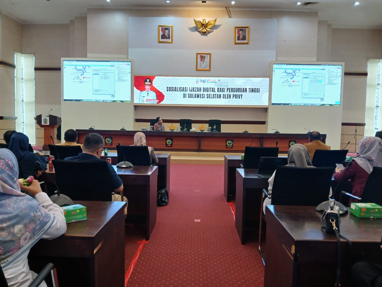 Bersama Privy, Pemprov Sulsel Sosialisasikan Ijazah Digital untuk Perguruan Tinggi