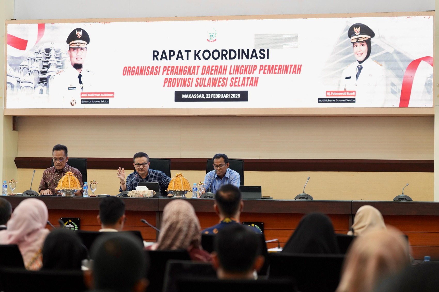 Bahas Tindak Lanjut Arahan Gubernur Terkait Inpres No 1 Tahun 2025, Sekda Jufri Rahman Pimpin Rakor OPD 
