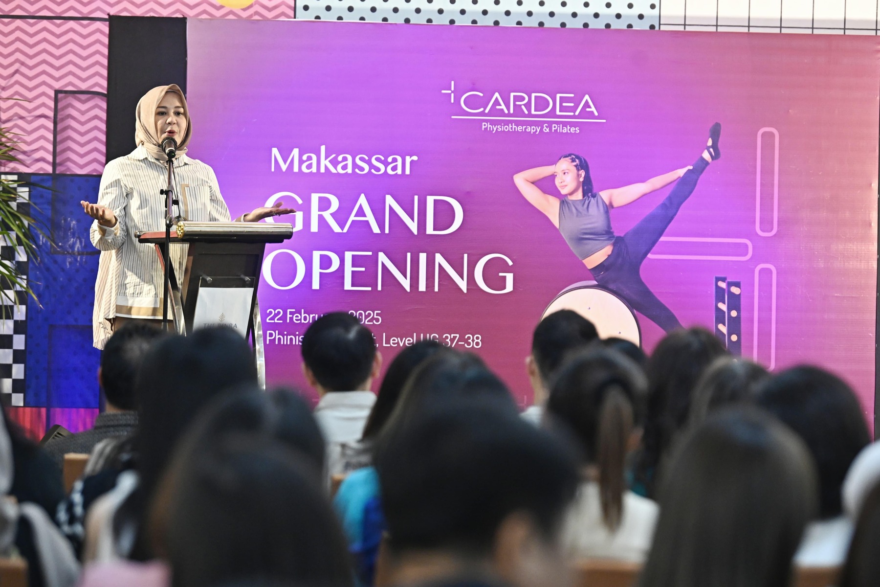 Cardea Physiotherapy dan Pilates Hadir di Mall Pipo, Wagub Sulsel: Harta yang Paling Berharga Adalah Kesehatan 