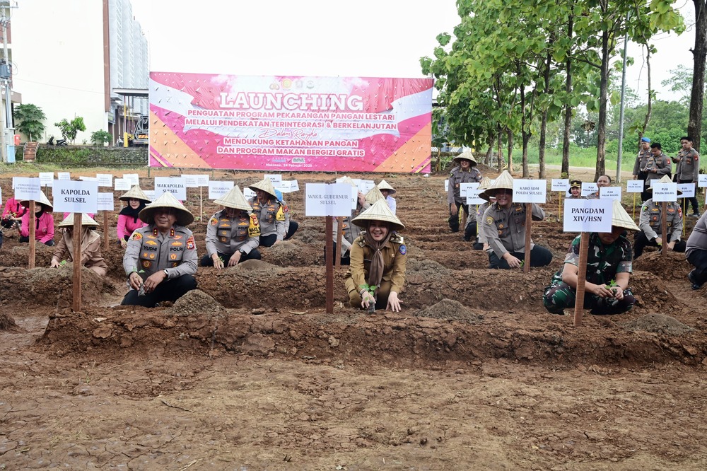 Wagub Fatmawati Rusdi Apresiasi Program Pangan Lestari Polda Sulsel, Sinergi Sukseskan Asta Cita Presiden