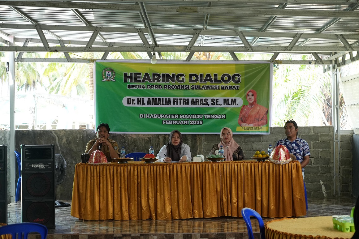 Hearing Dialog di Desa Lamba-lamba Mateng, Ketua DPRD Sulbar Dengarkan Langsung Aspirasi Masyarakat