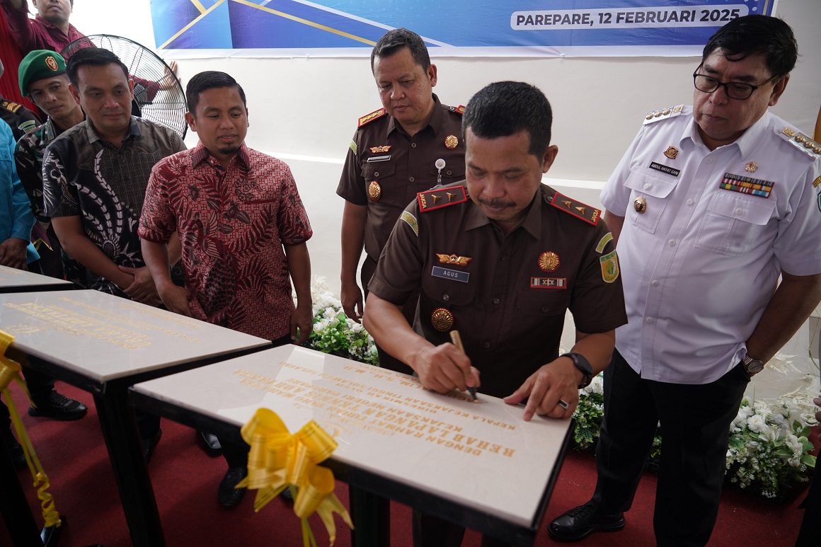 Kajati Sulsel Banggakan Kolaborasi Pemkot Parepare dan Kejari, Hadirnya Fasilitas Representatif Pacu Tingkatkan Kinerja