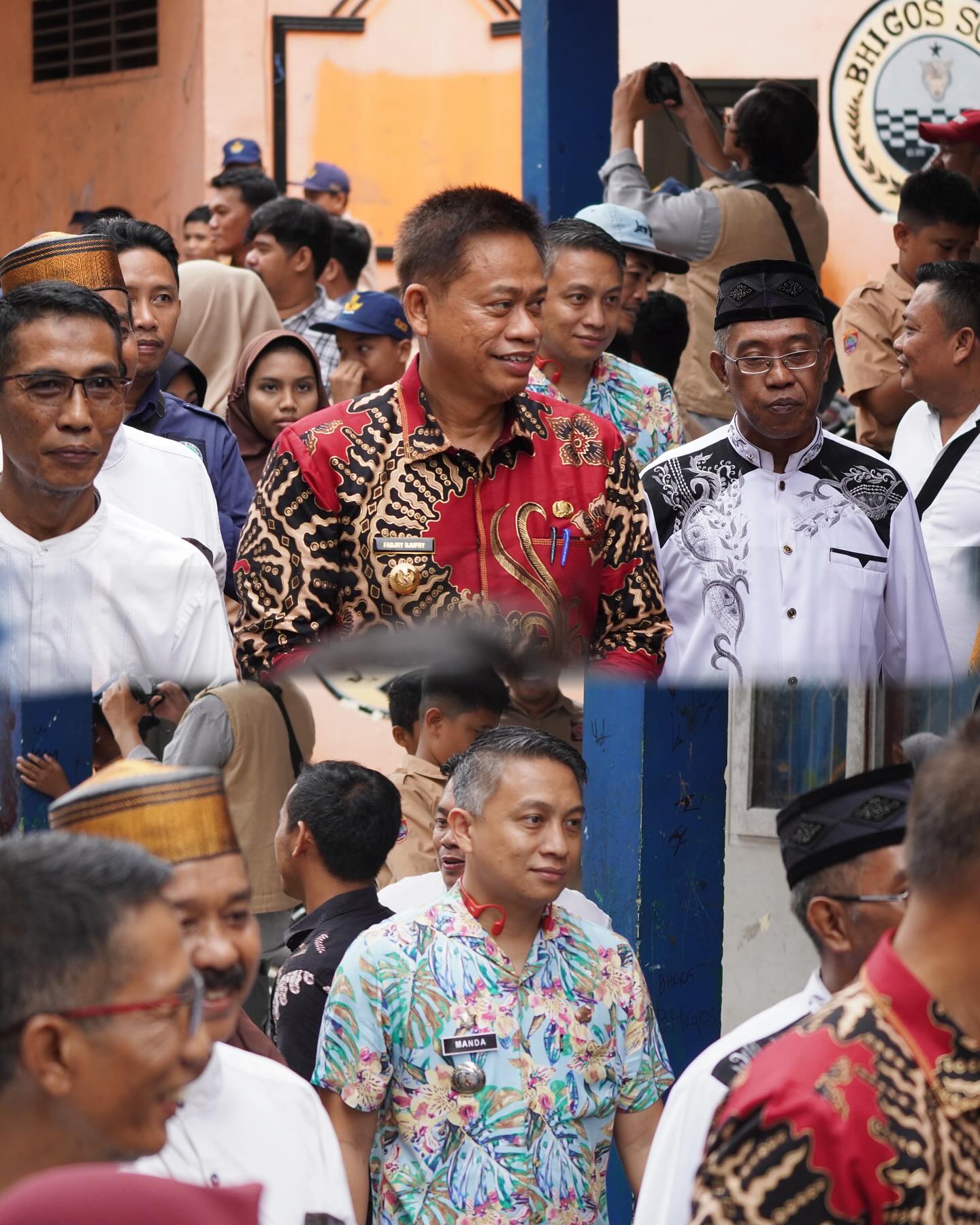 Camat Ujung Tanah Dampingi Wali Kota dan Pj Gubernur Sulsel Pantau MBG di SMP 7 dan SMA 4 Makassar