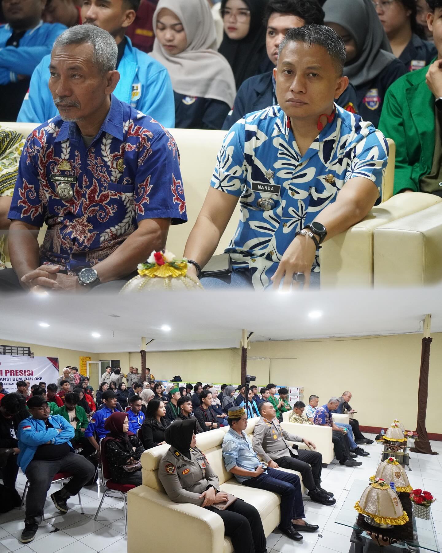 Camat Ujung Tanah Hadiri Baksos Polri Presisi Bersama Mahasiswa dan OKP