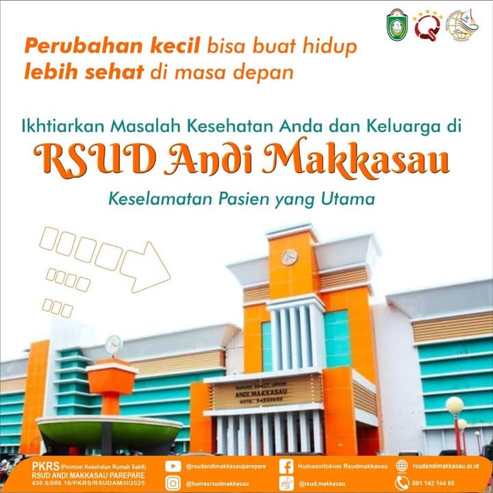 RSUD Andi Makkasau Edukasi Hidup Sehat, Kebiasaan Kecil Berdampak Besar!