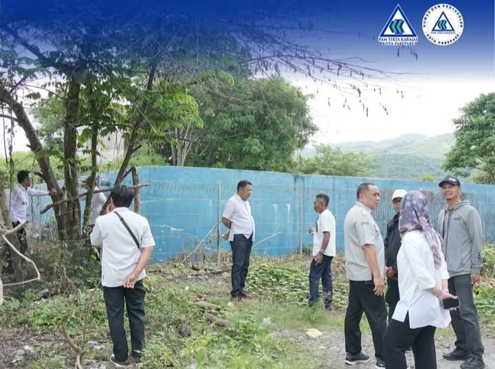 Jajaran PAM Tirta Karajae Gerak Cepat Bersihkan Kawasan Pembangunan IPA Embung Mariraleng