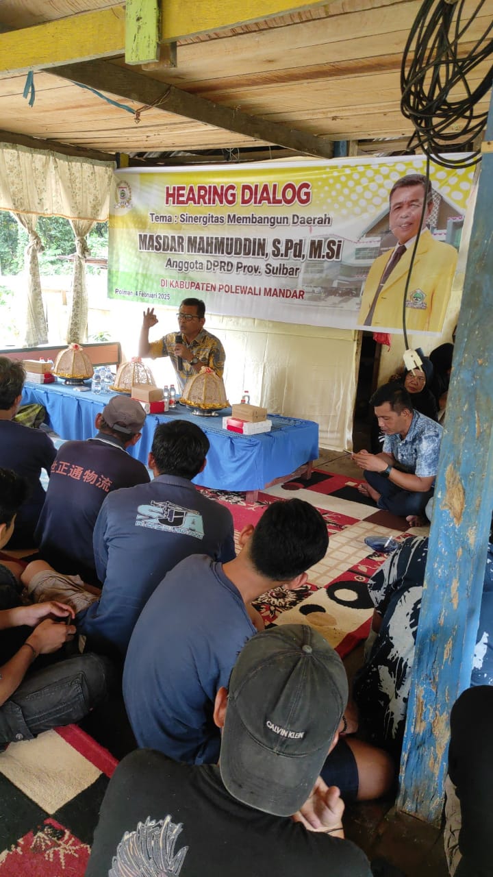 Legislator Masdar Mahmuddin Gelar Hearing Dialog di Binuang, Angkat Tema Sinergitas Membangun Daerah
