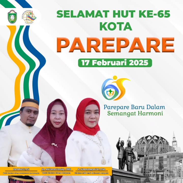 RSUD Andi Makkasau Ucapkan Selamat HUT ke-65 Parepare, Semakin Maju dan Sejahtera 