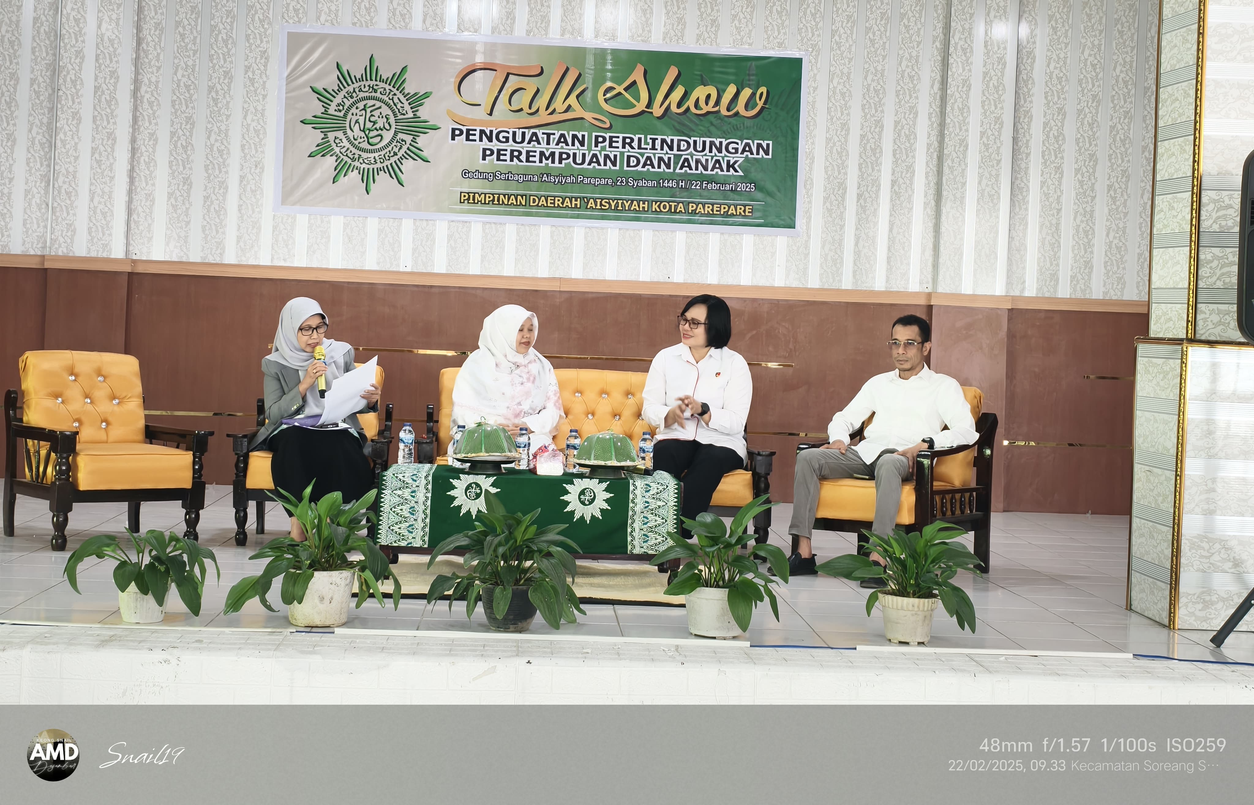 Talkshow Penguatan Perlindungan Perempuan dan Anak, Aisyiyah Parepare Serukan Akhiri Kekerasan, Pastikan Perempuan-Anak Aman Terlindungi