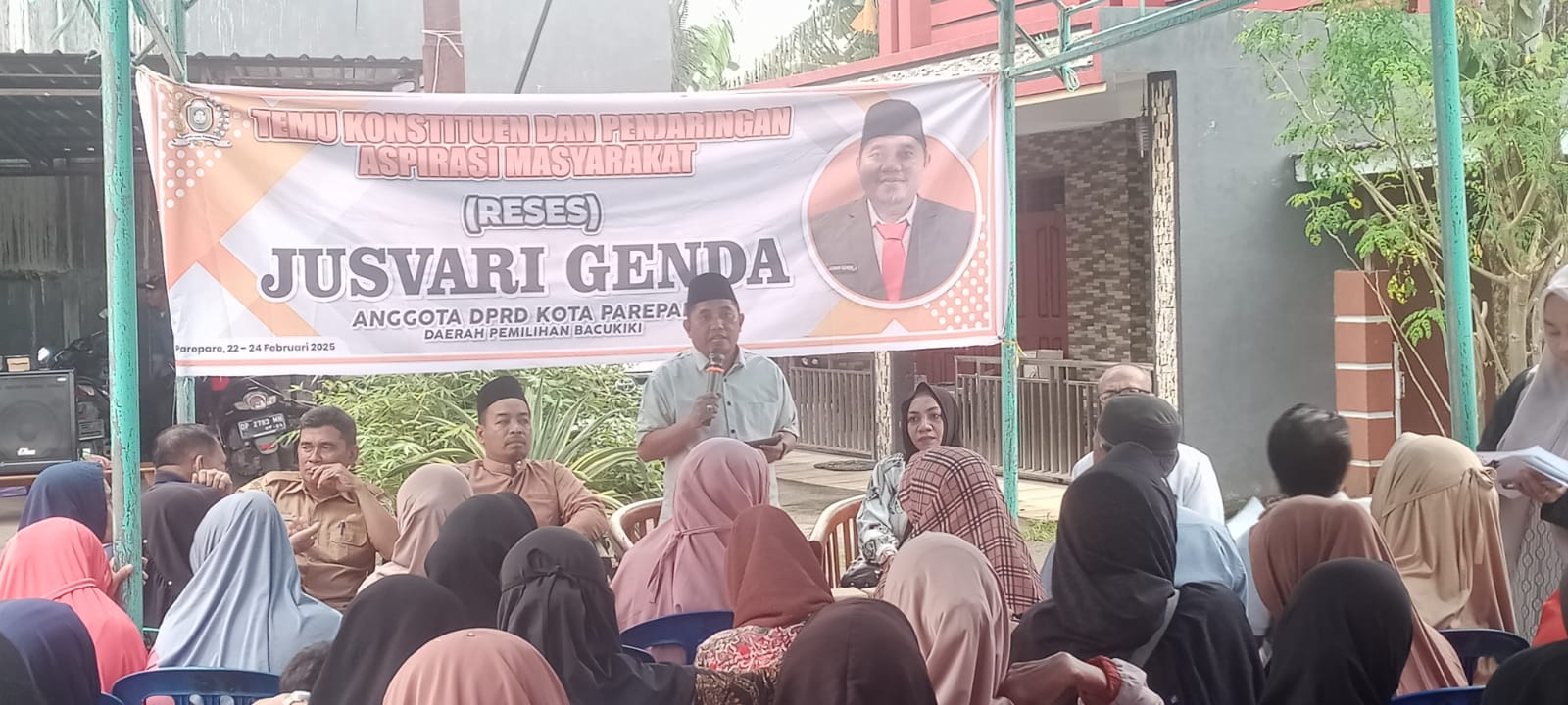 Anggota DPRD Jusvari Genda Serap Aspirasi di Dapil Bacukiki, Dinilai Merakyat dan Pemberi Solusi