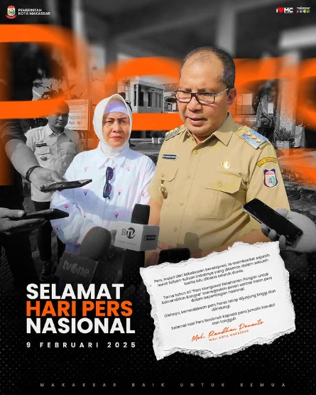 Pemkot Makassar Ucapkan Selamat Hari Pers Nasional, Wujud dari Kebebasan Berekspresi