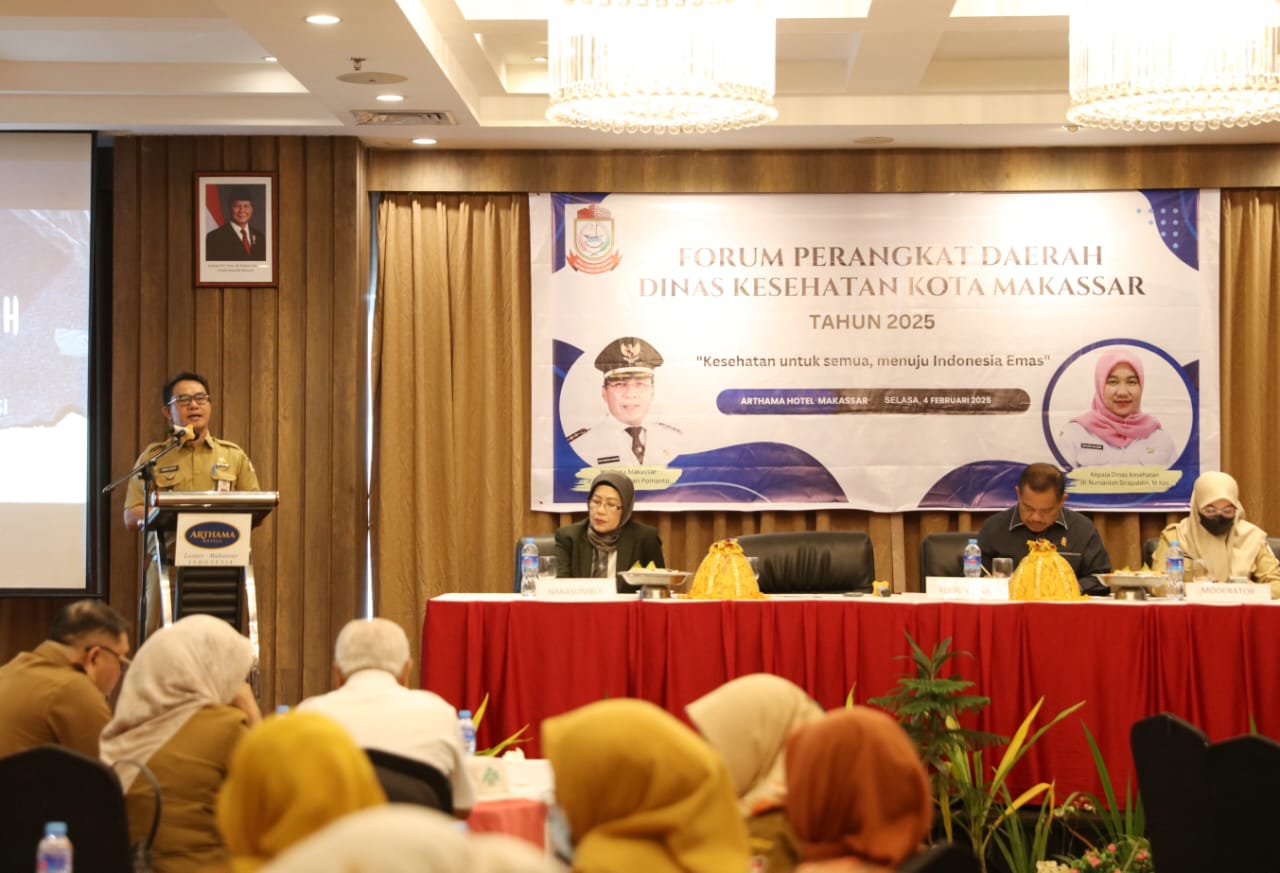 Forum Perangkat Daerah Dinas Kesehatan, Pj Sekda Makassar Dorong Kesehatan Inklusif