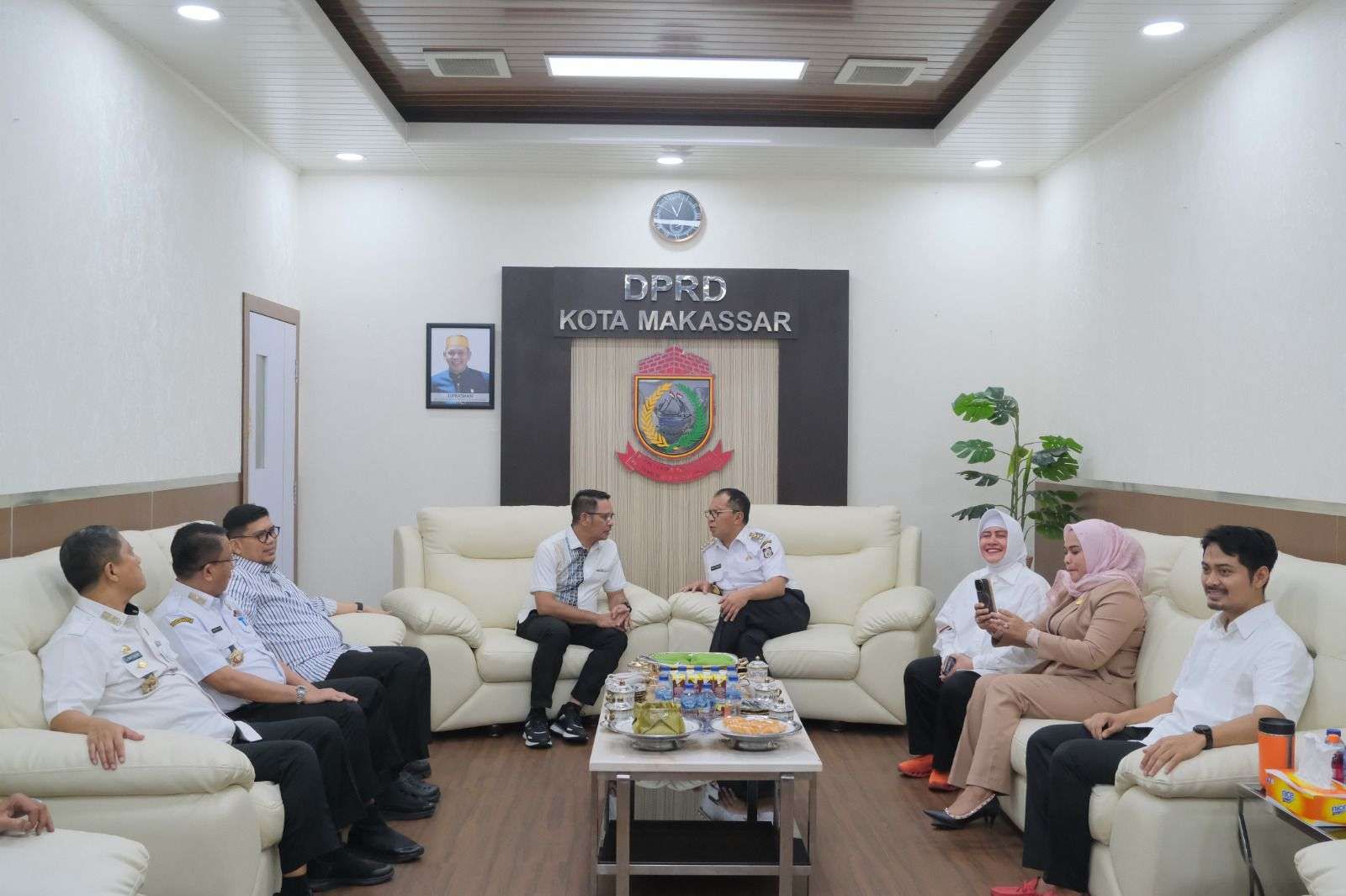 Ketua DPRD Makassar Terima Kunjungan Terakhir Danny Pomanto Sebagai Wali Kota, Apresiasi Peningkatan PAD
