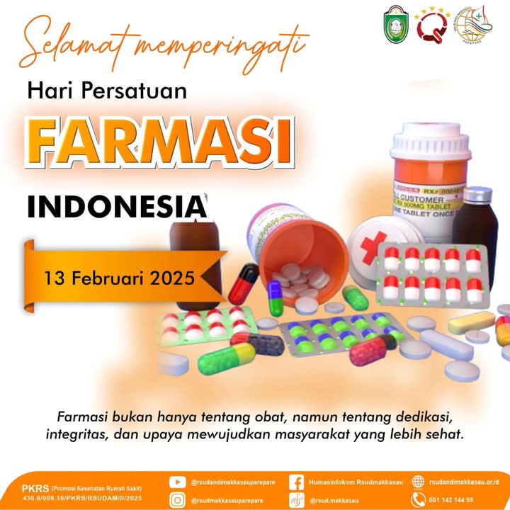 RSUD Andi Makkasau Ucapkan Selamat Hari Persatuan Farmasi Indonesia, Bersama Apresiasi Peran Tenaga Farmasi di Dunia Kesehatan