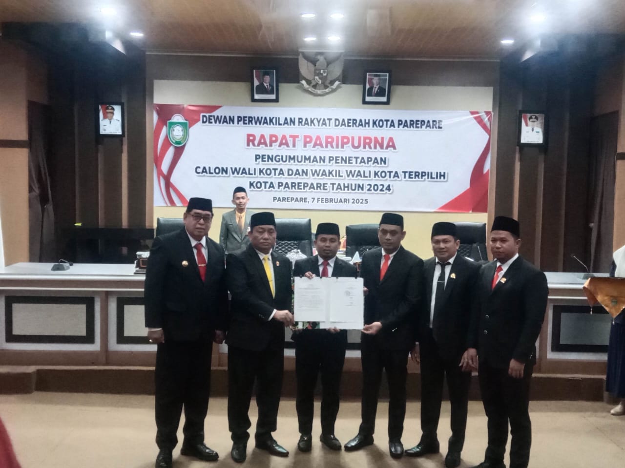 Resmi! DPRD Parepare Umumkan Tasming-Hermanto Sebagai Wali Kota-Wawali Terpilih 