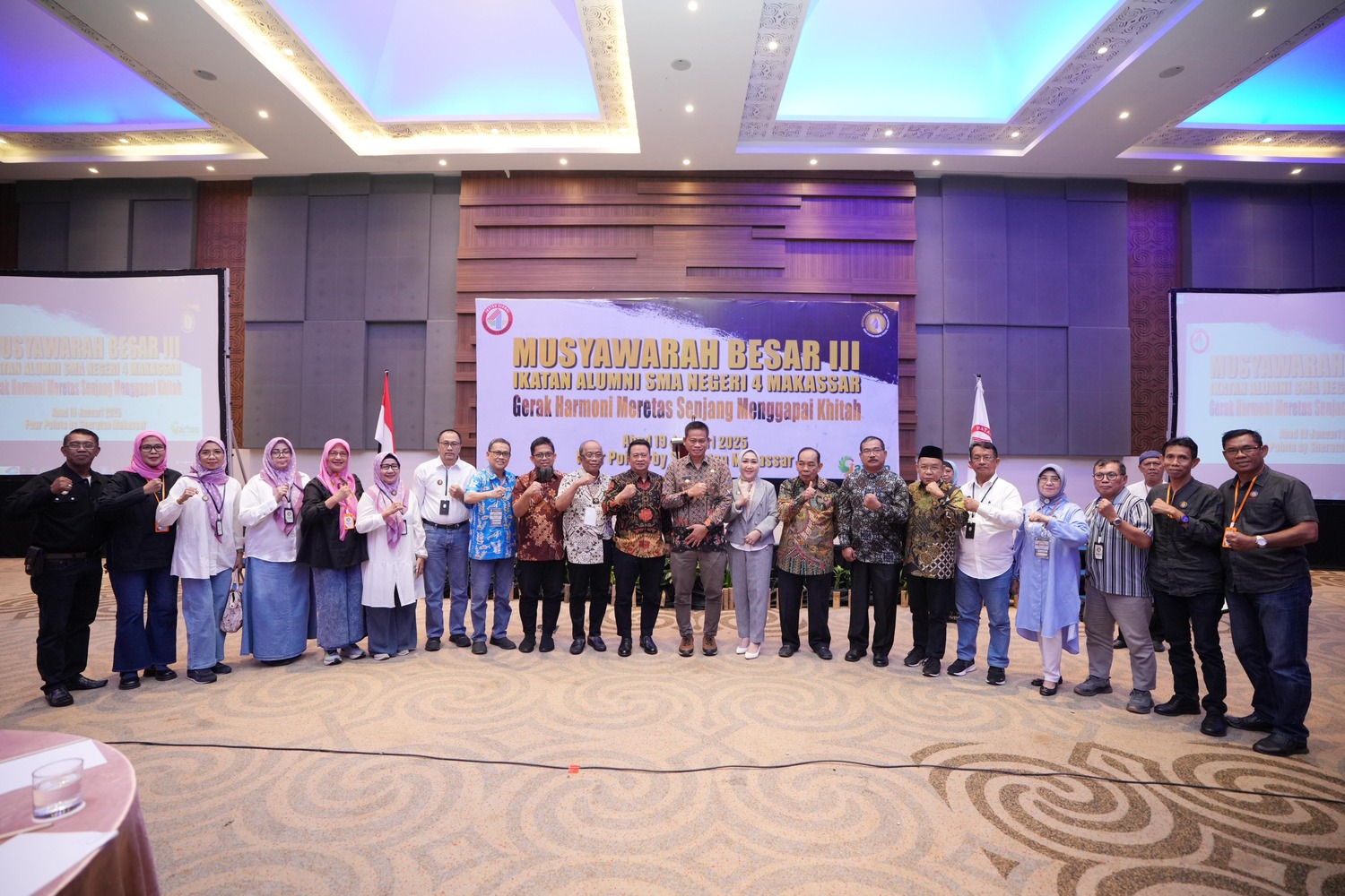 IKA SMAN 4 Makassar Gelar Mubes, Prof Fadjry Djufry Dukung Penuh