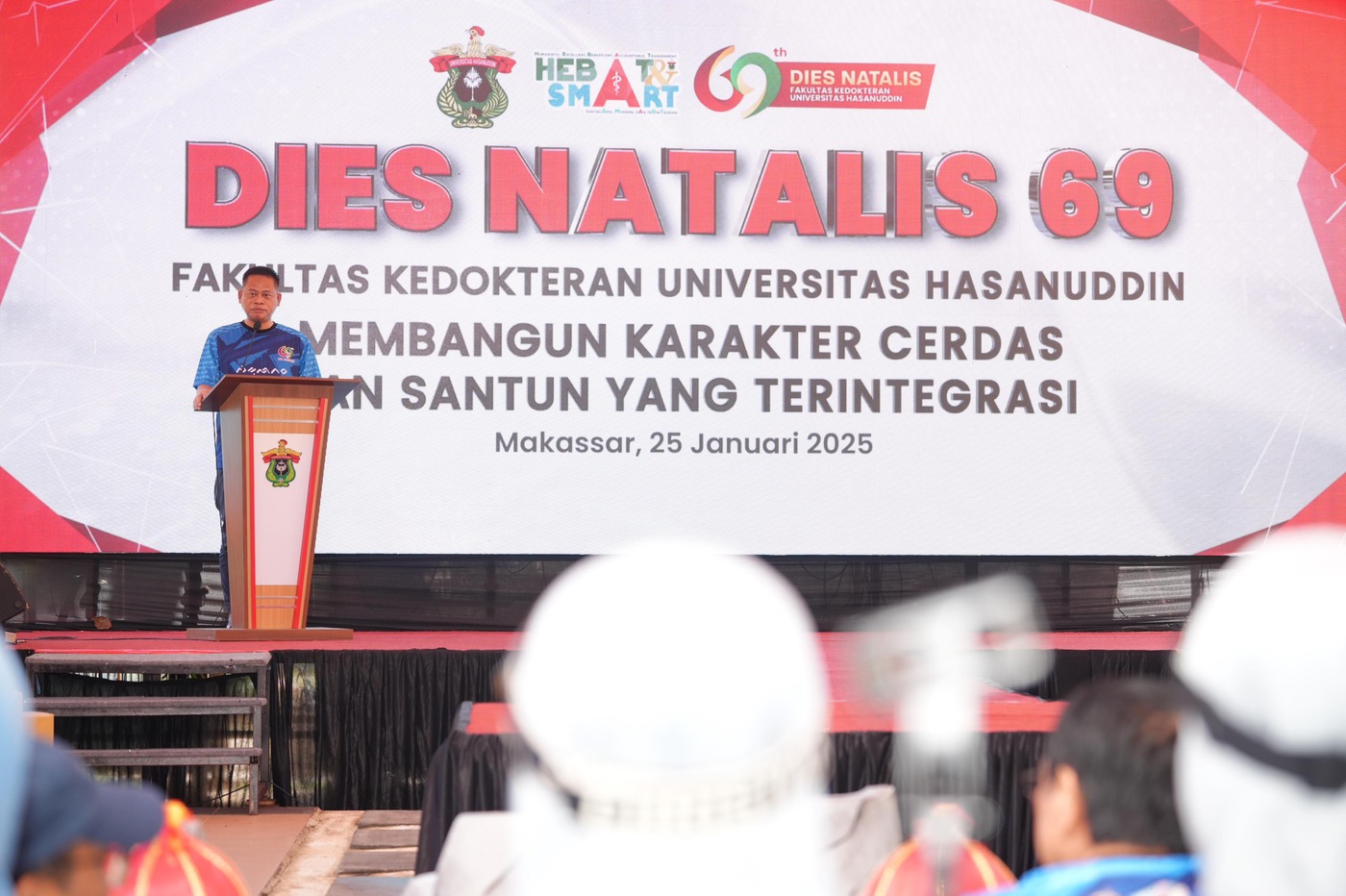 Dies Natalis ke-69 Fakultas Kedokteran Unhas, Prof Fadjry Ajak Wujudkan Zero Stunting di Sulsel