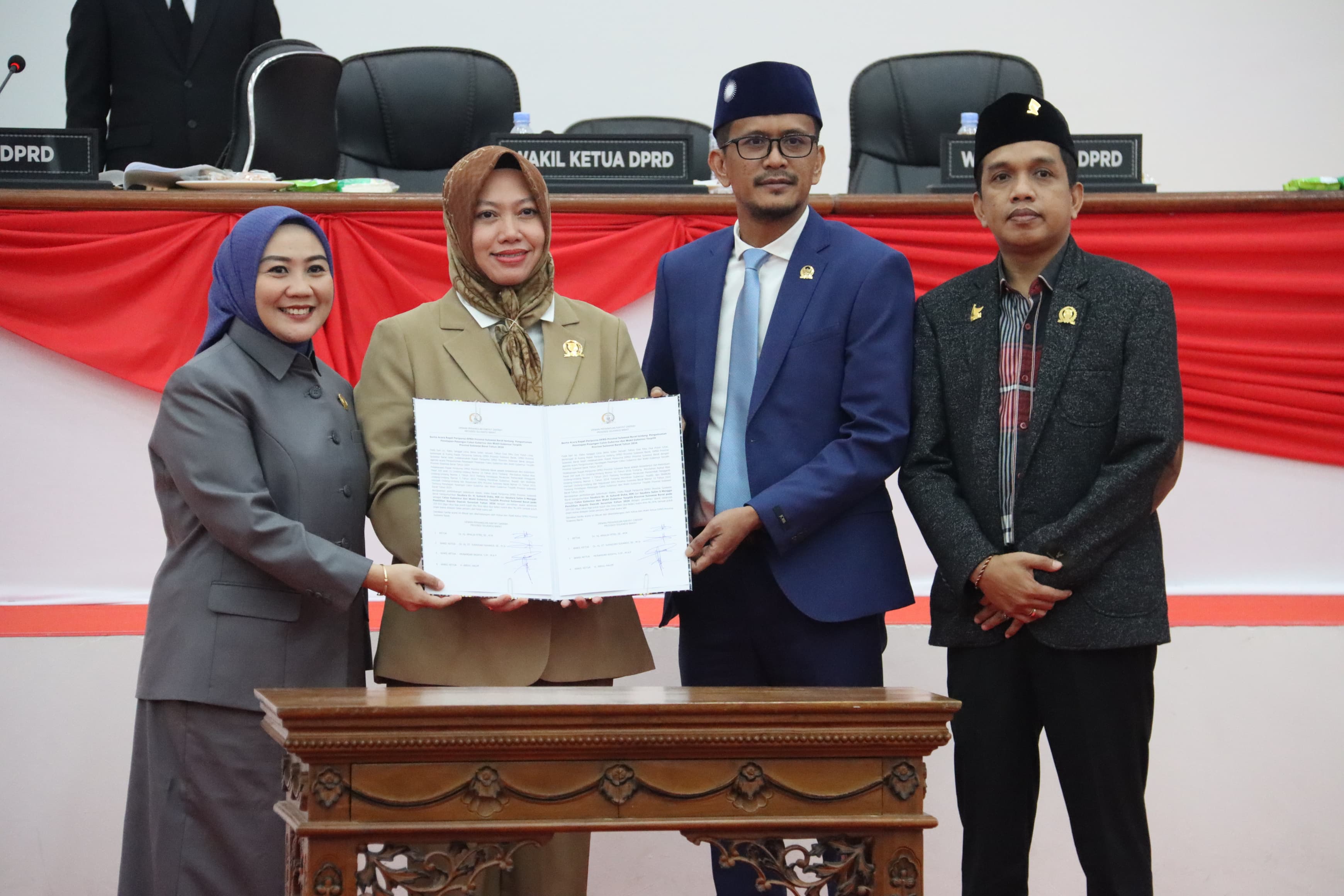 DPRD Sulbar Resmi Umumkan SDK-JSM sebagai Pasangan Cagub dan Cawagub Terpilih
