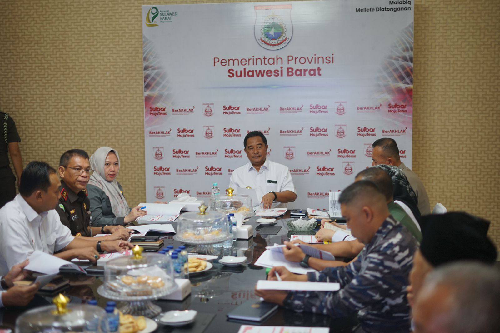 Pj Gubernur Sulbar Pimpin Rakor Forkopimda Dalam Rangka Menjaga Stabilitas Keamanan