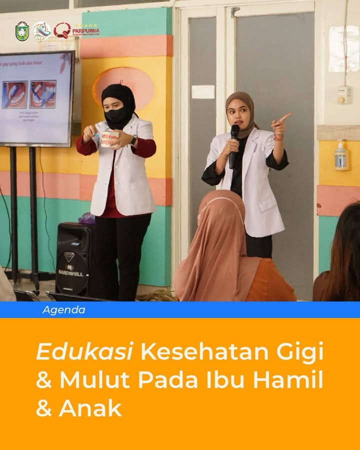 PKRS RSUD Andi Makkasau Beri Edukasi Kesehatan Gigi Bagi Ibu Hamil dan Anak-Anak 