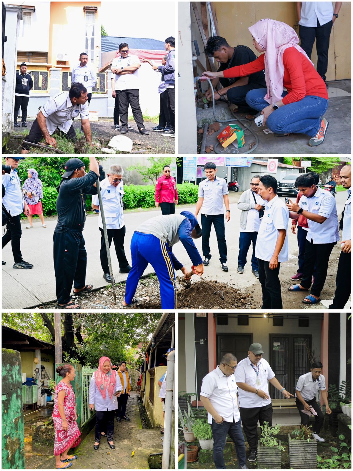 Efektivitas Pelayanan, Perumda Air Minum Kota Makassar Gelar Pengecekan Meteran Pelanggan Nonaktif