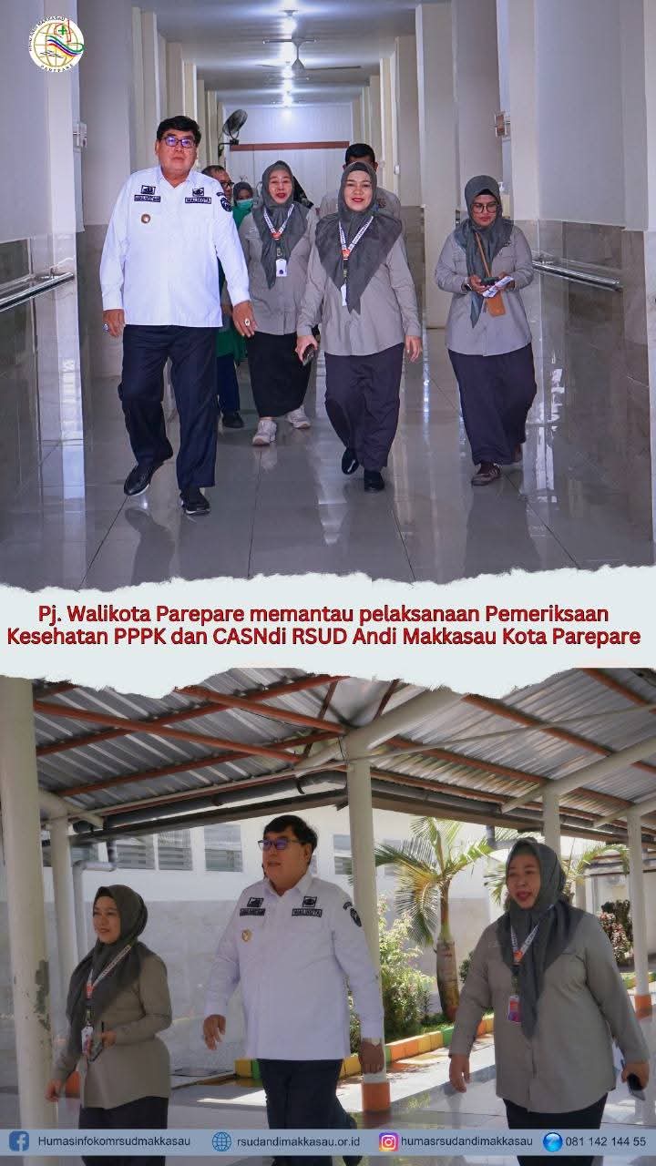 Pj Wali Kota Pantau RSUD Andi Makkasau, Pastikan Pelayanan Baik, CPPPK Terakomodasi
