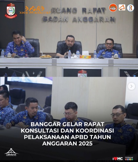 Banggar DPRD Makassar Gelar Rapat Konsultasi Terkait Pelaksanaan APBD 2025