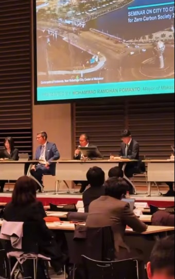 Danny Pomanto Satu-satunya Perwakilan Indonesia yang Berbicara di Seminar Kementerian Lingkungan Hidup Jepang