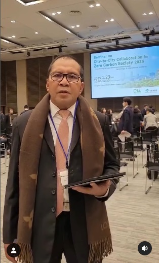 Jadi Pembicara Seminar Lingkungan Hidup di Jepang, Danny Pomanto Paparkan Empat Rencana Aksi Program Low Carbon City