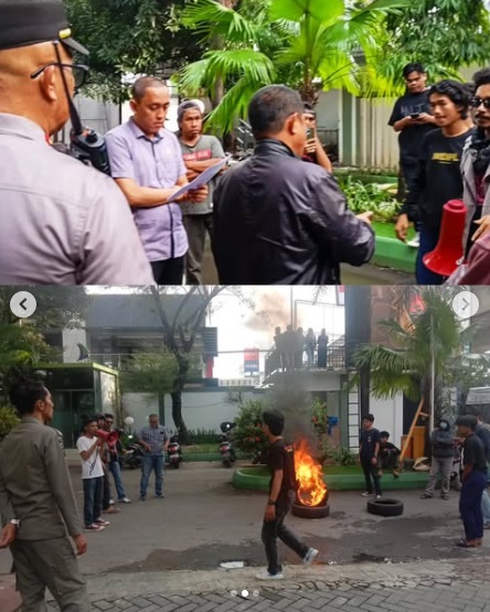 DPRD Makassar Terima Aspirasi Mahasiswa Terkait Toko yang Diduga Lakukan Parkir Liar