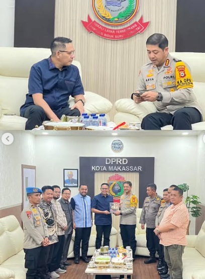 DPRD Makassar Terima Kunjungan Kapolrestabes, Bahas Sinergitas dan Kolaborasi