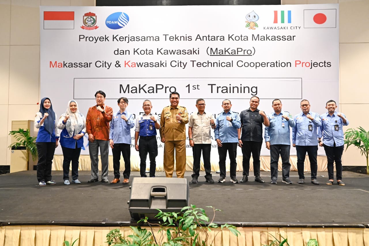 Mewakili Wali Kota, Asisten III Buka Pelatihan yang Digelar PDAM Makassar Bekerja Sama MakaPro Jepang