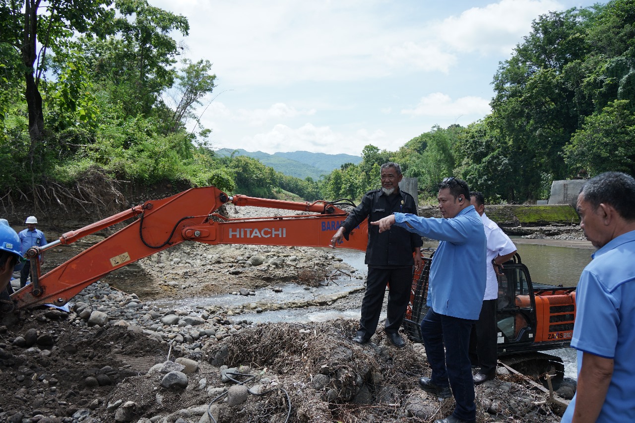 PAM Tirta Karajae Responsif Komisi III DPRD Parepare Tinjau Progres Bendung Salo Karajae