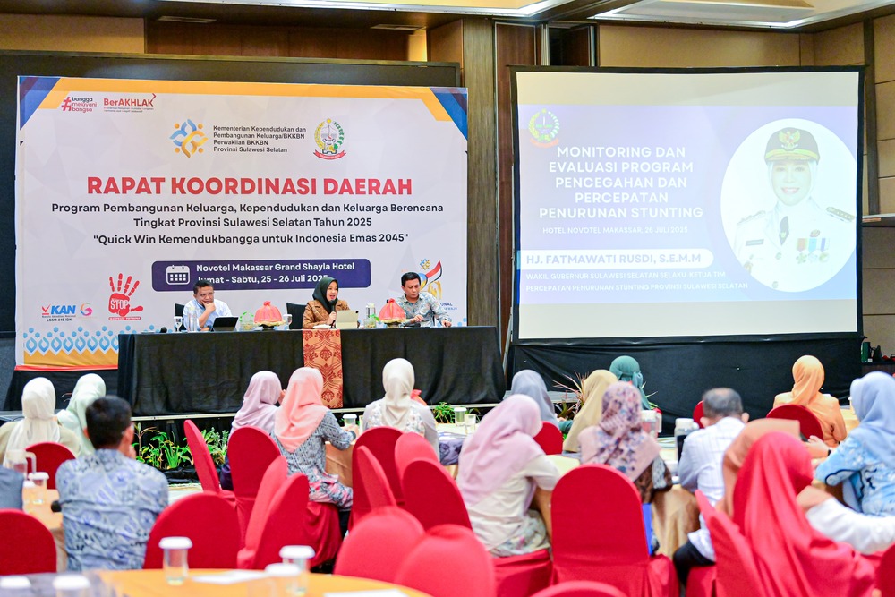 Penanganan Stunting, Wagub Sulsel Sebut Investasi Jangka Panjang yang Harus Satu Visi dan Frekuensi