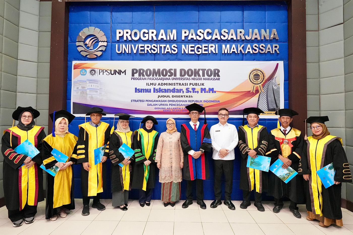 Sekda Jufri Rahman Nilai Disertasi Kepala Ombudsman Sulsel Bisa Jadi Rujukan Strategi Cegah KKN