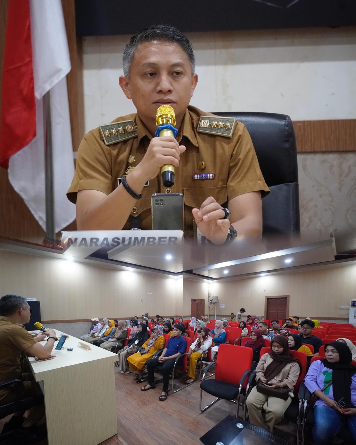 Dialog Membangun Kerukunan Umat Beragama, Camat Ujung Tanah Sampaikan Pentingnya Peran Kelurahan dalam Pembinaan