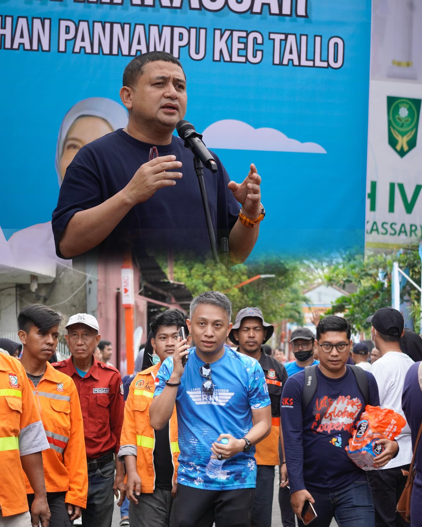 Camat Ujung Tanah Hadiri Gerakan Jumat Bersih di Kecamatan Tallo