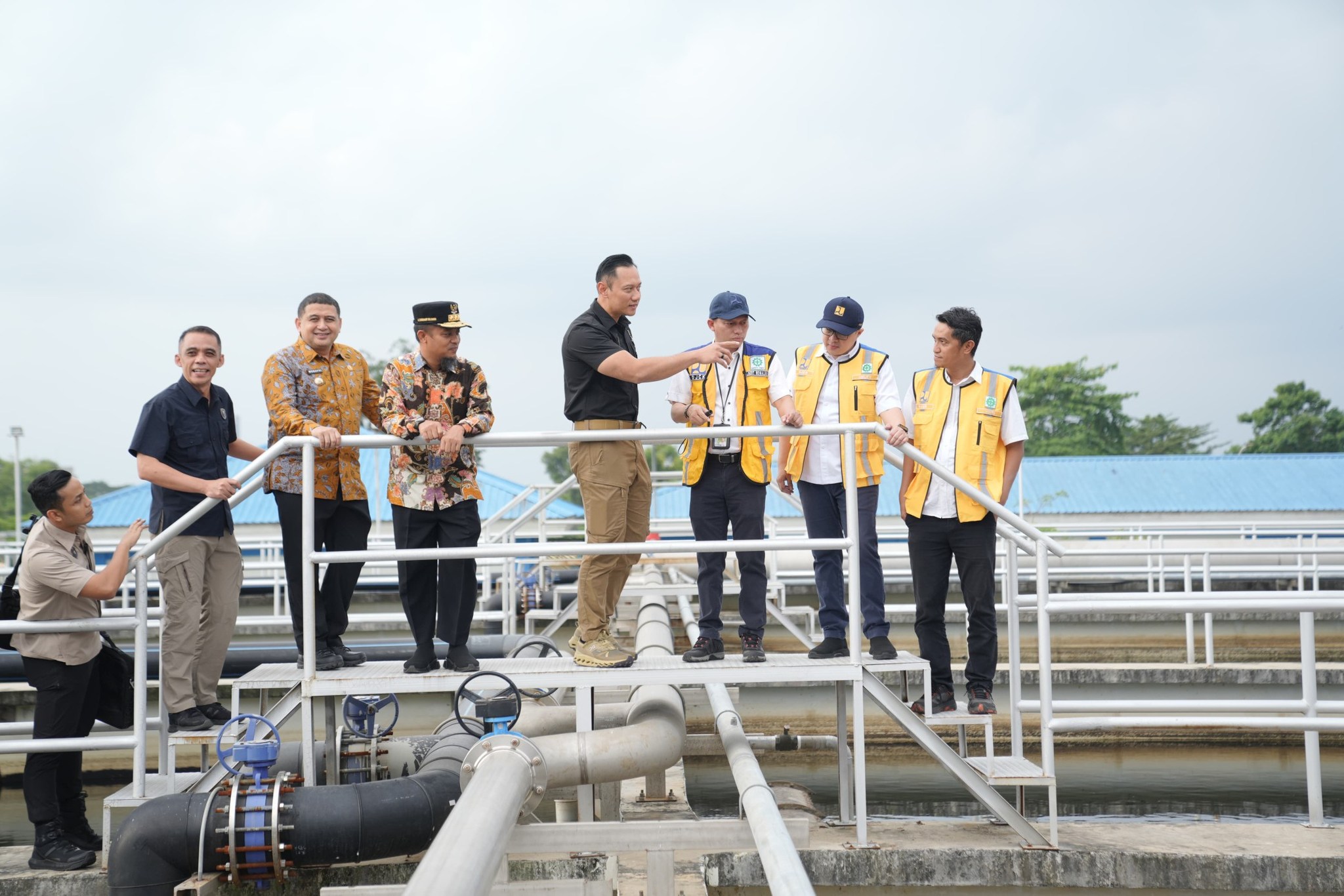 Gubernur, Wali Kota dan Wawali Makassar Dampingi Menko AHY Tinjau IPAL Losari, Sepakat Percepat Perluasan Sambungan Melalui Dukungan Regulasi